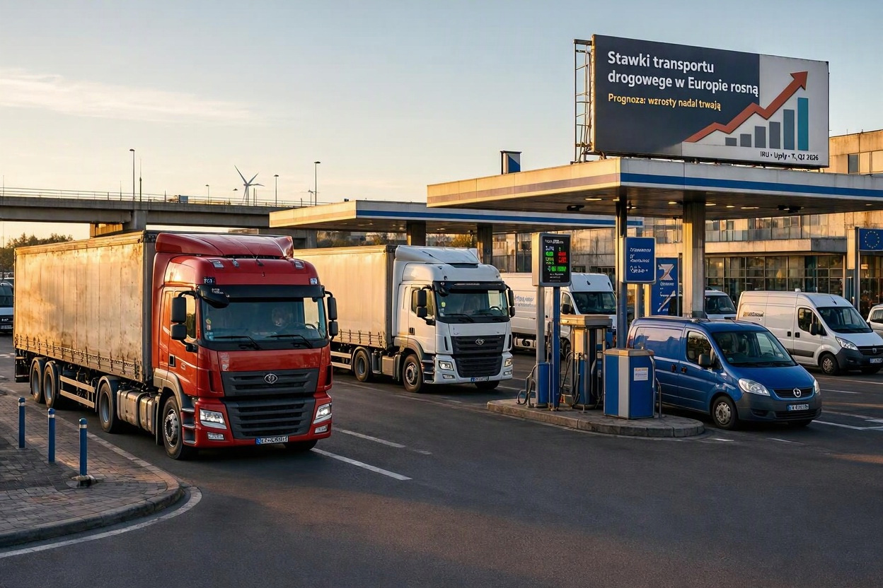 Stawki za transport drogowy w Europie ostro w górę. I nadal będą rosły!